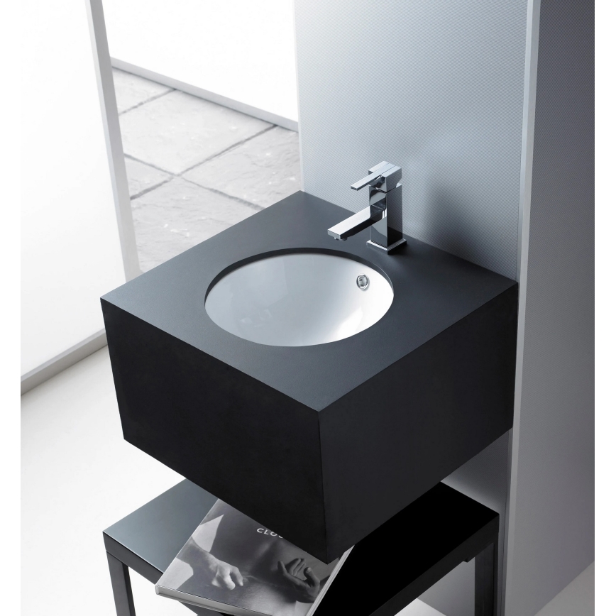 Bathco 0052 - Lavabo encastrado CERDENA Ø 38 cm porcelana/blanco