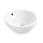Bathco 4015 - Lavabo de encimera CASTELLON, Ø 35 cm, porcelana/blanco