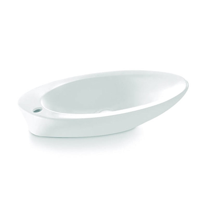 Bathco 4020 - Lavabo sobre encimera PURE 62x37 cm porcelana/blanco