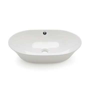 Bathco 4038 - Lavabo sobre encimera TOULOUSE 59x42 cm porcelana/blanco