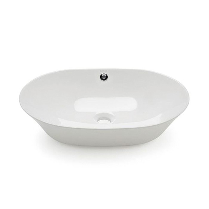 Bathco 4038 - Lavabo sobre encimera TOULOUSE 59x42 cm porcelana/blanco