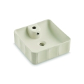 Bathco 4162 - Lavabo sobre encimera CIRCUS 40x40 cm porcelana/beige