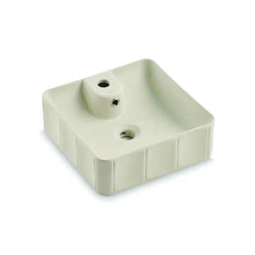 Bathco 4162 - Lavabo sobre encimera CIRCUS 40x40 cm porcelana/beige
