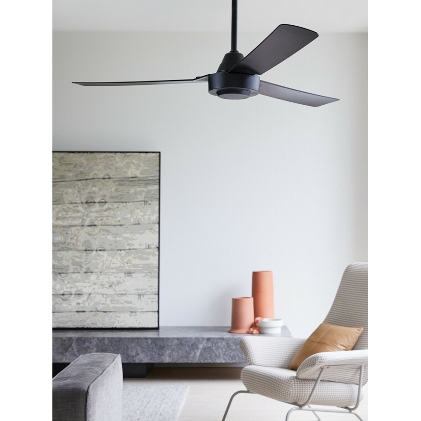 BAYSIDE 213017 - Ventilador de techo CALYPSO negro