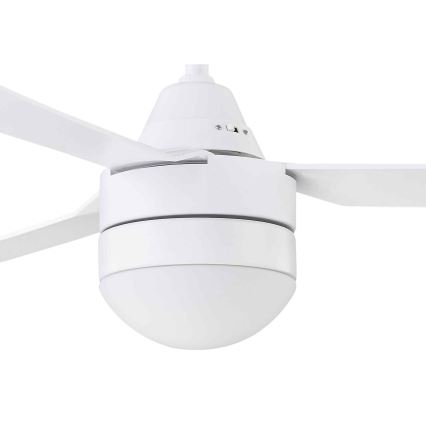 BAYSIDE 531016 - Ventilador de techo MEGARA 2xE14/15W/230V blanco + mando a distancia