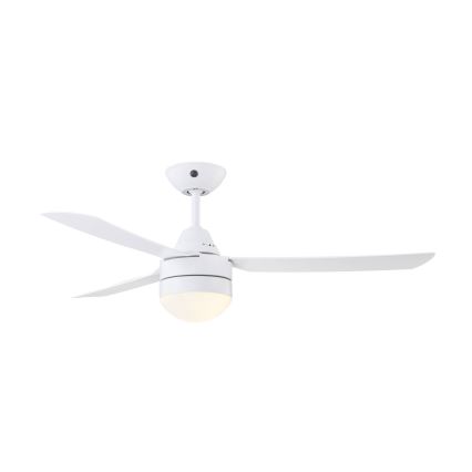 BAYSIDE 531016 - Ventilador de techo MEGARA 2xE14/15W/230V blanco + mando a distancia