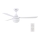 BAYSIDE 531016 - Ventilador de techo MEGARA 2xE14/15W/230V blanco + mando a distancia