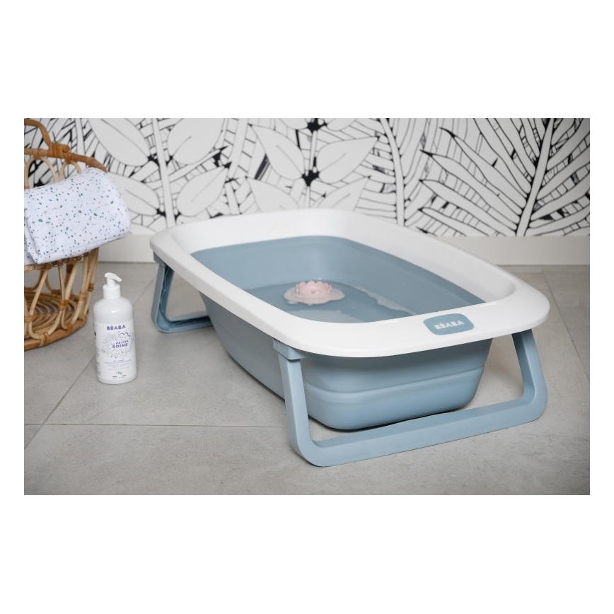 Beaba - Bañera plegable para niños azul