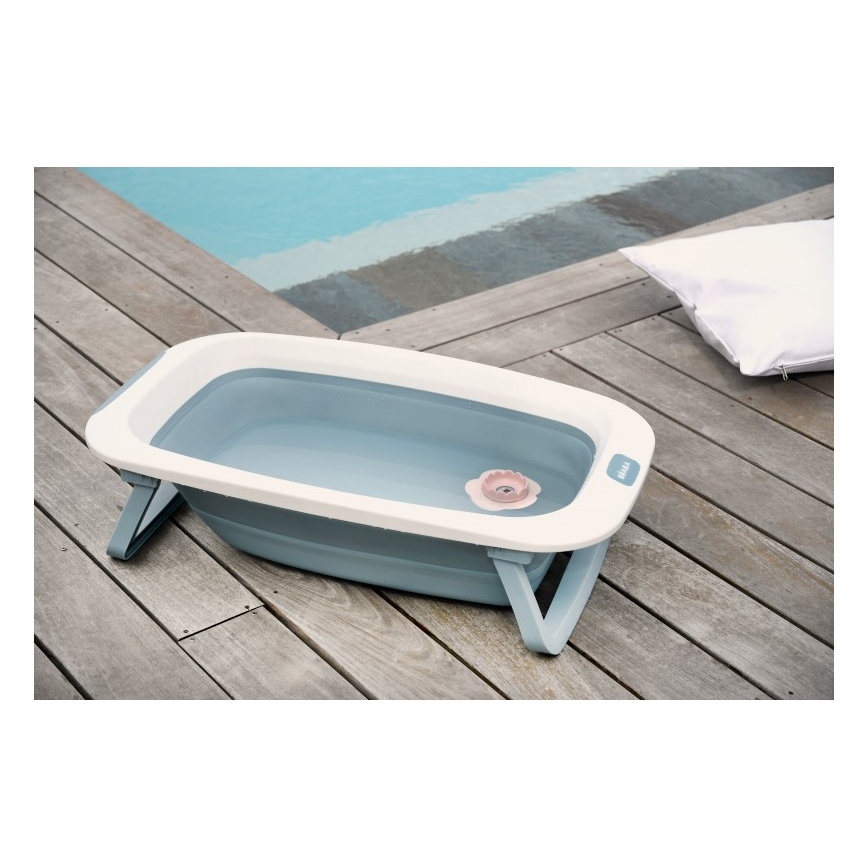 Beaba - Bañera plegable para niños azul