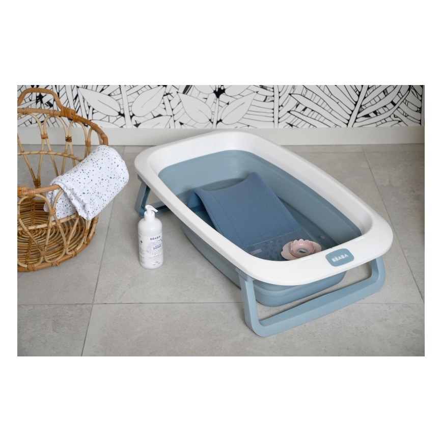 Beaba - Bañera plegable para niños azul