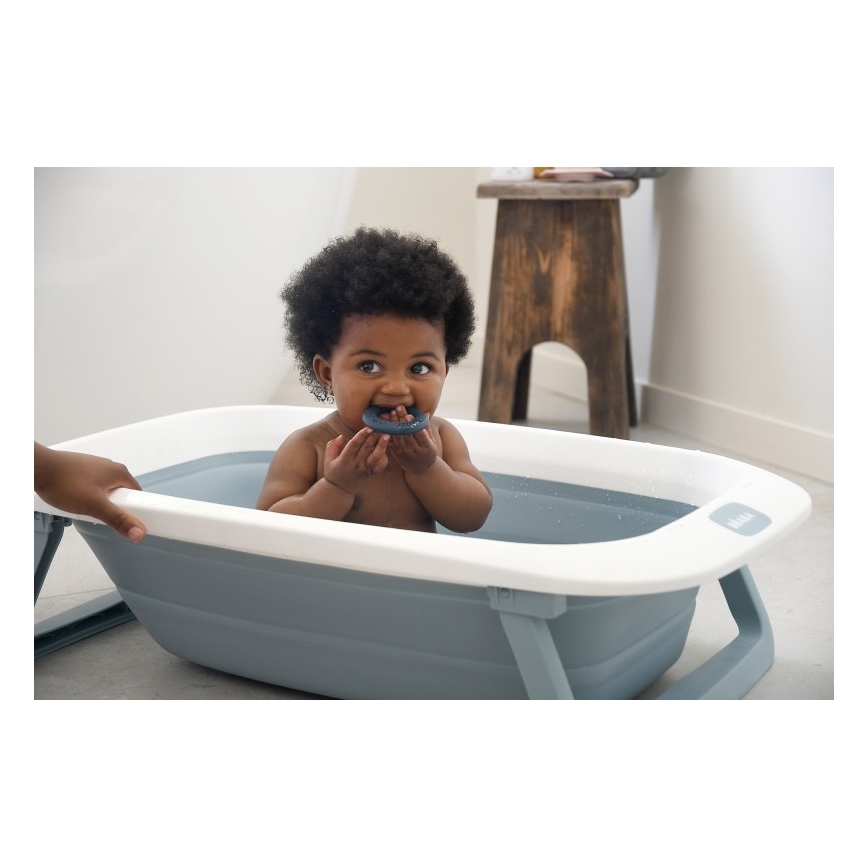 Beaba - Bañera plegable para niños azul