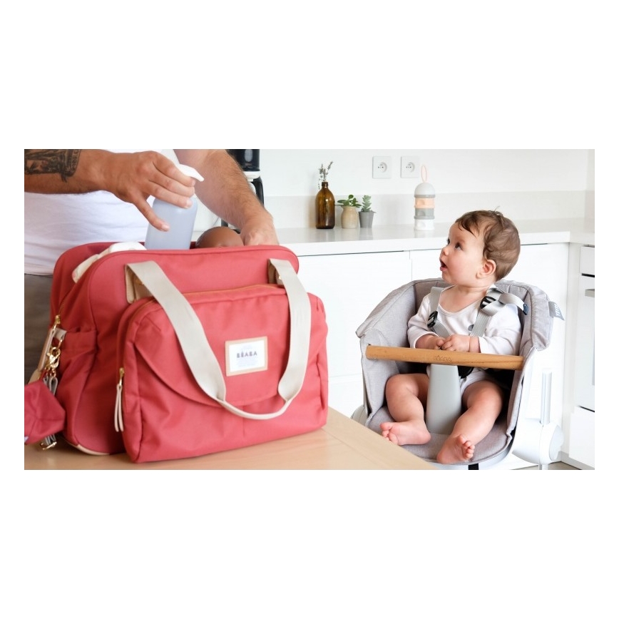 Beaba - Bolso cambiador GENEVA rojo