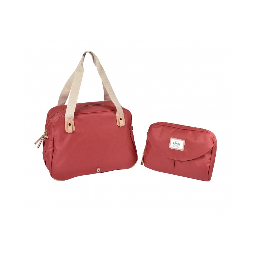 Beaba - Bolso cambiador GENEVA rojo