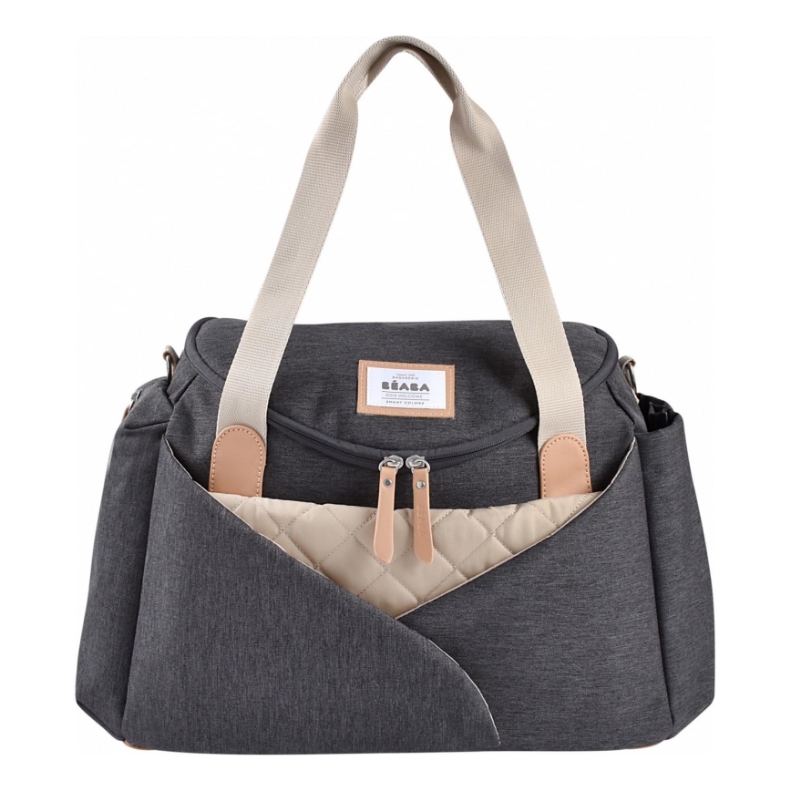 Beaba - Bolso cambiador para cochecito SYDNEY gris/beige