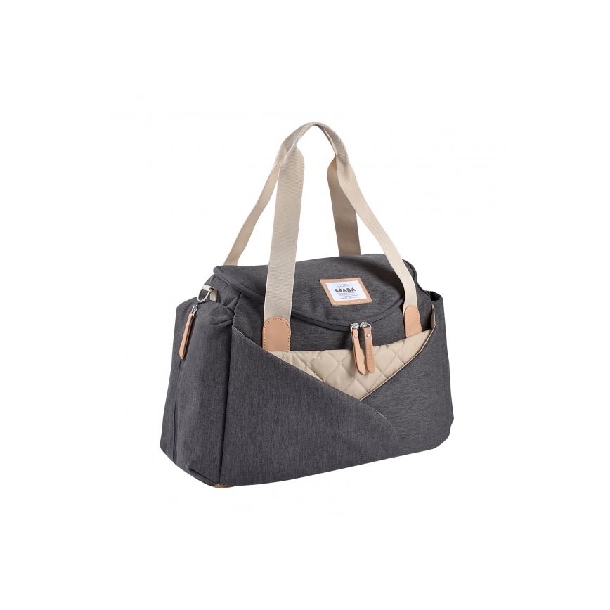 Beaba - Bolso cambiador para cochecito SYDNEY gris/beige