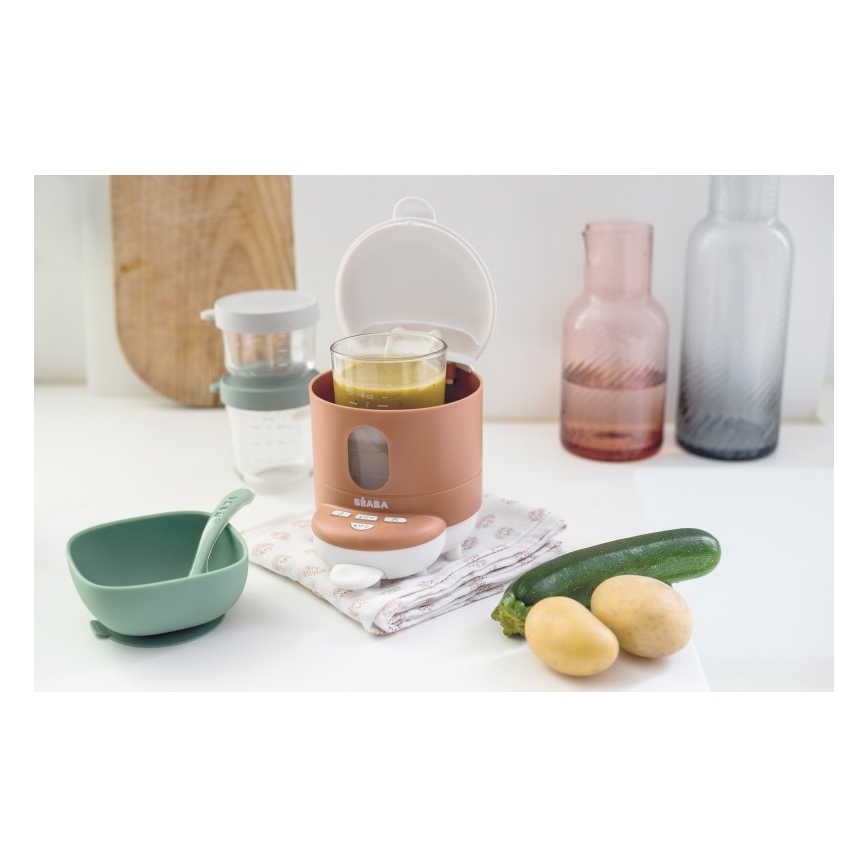 Beaba - Calienta biberones BIB'EXPRESSO 2en1 naranja