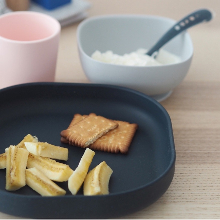 Beaba - Juego de comedor para niños Night blue 4 pzs