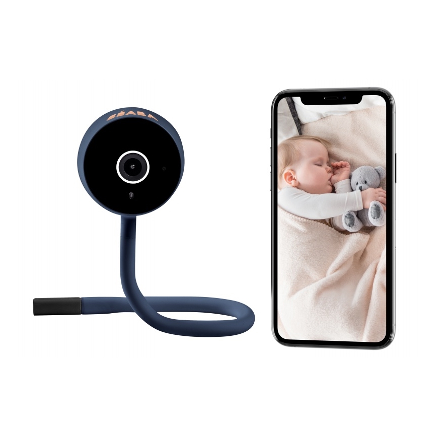 Beaba - Monitor de bebé inteligente ZEN CONNECT 5V Wi-Fi azul