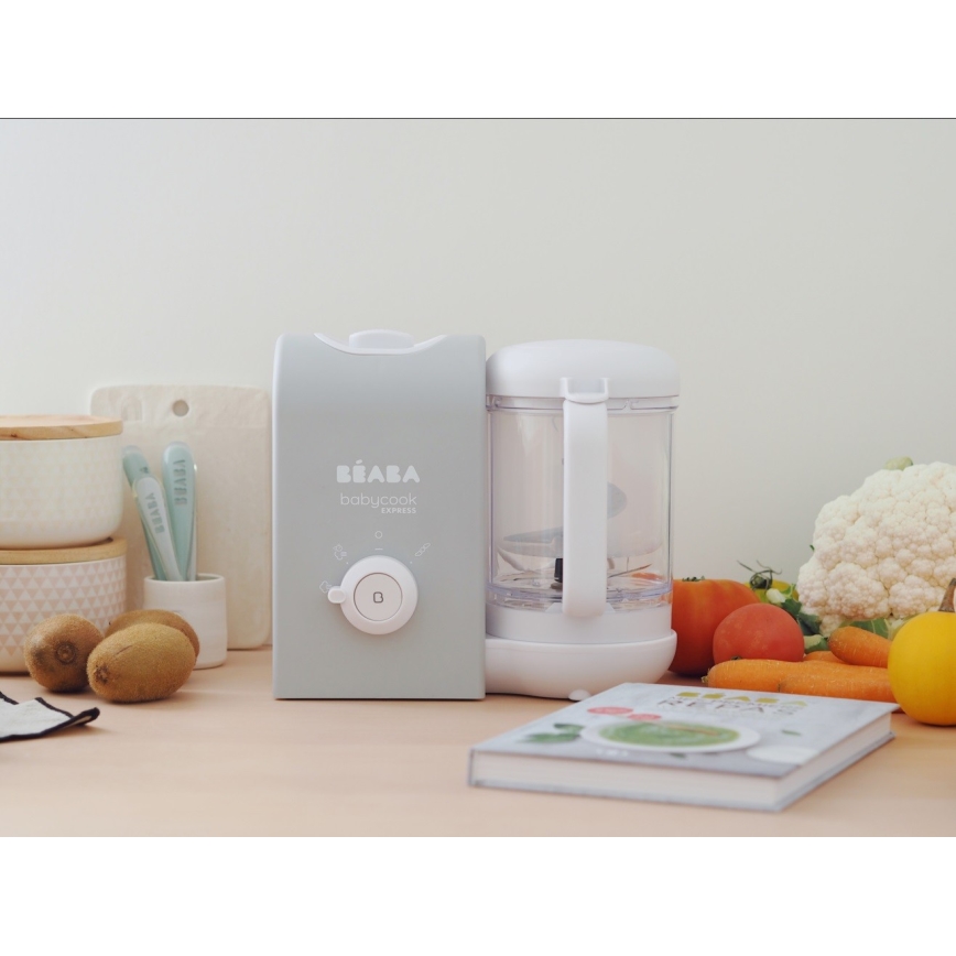 Beaba - Olla a vapor 2en1 BABYCOOK EXPRESS gris