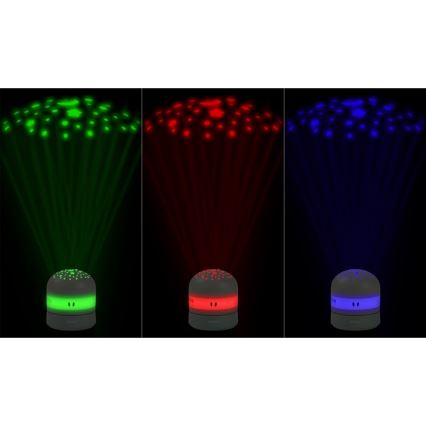 Beaba - Proyector con melodía PIXIE USB/5V 1300 mAh verde