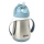 Beaba - Taza termoaislante con pajita 250 ml azul