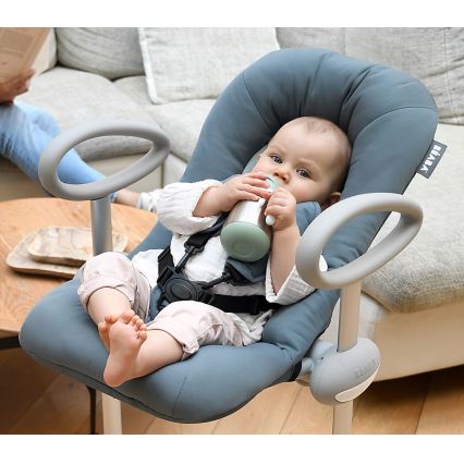 Beaba - Taza termoaislante con pajita 250 ml verde