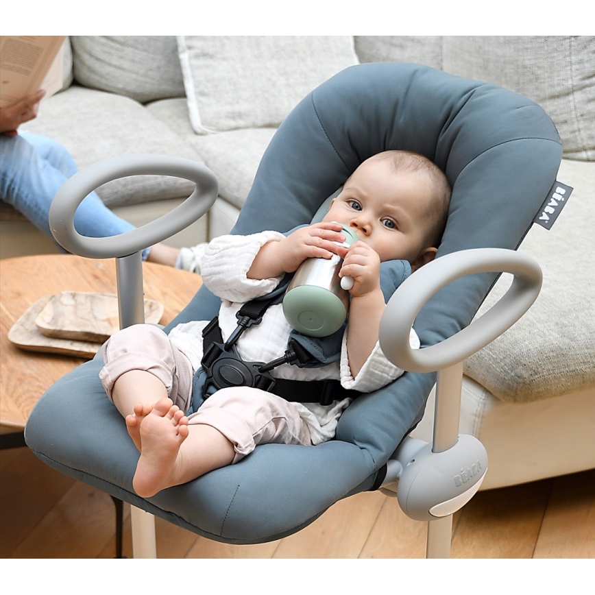 Beaba - Taza termoaislante con pajita 250 ml verde