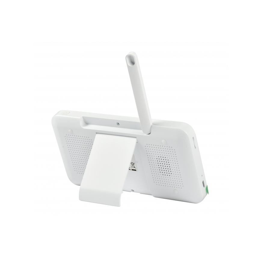 Beaba - Vigilabebés inteligente recargable con monitor ZEN NIGHT 720p 5V 4000 mAh Wi-Fi blanco