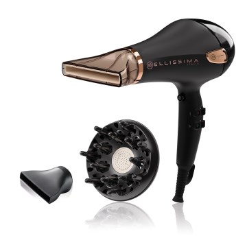 Bellissima 11665 - Secador MY PRO 2300W/230V negro/oro rosa