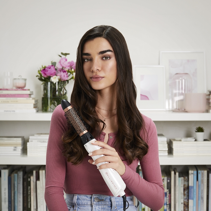 Bellissima 11726 - Cepillo de aire caliente 5 en 1 MY PRO 1000W/230V blanco/oro rosa