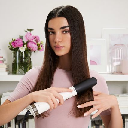 Bellissima 11847 - Cepillo de aire caliente 8 en 1 AIR WONDER 1000W/230V blanco/dorado