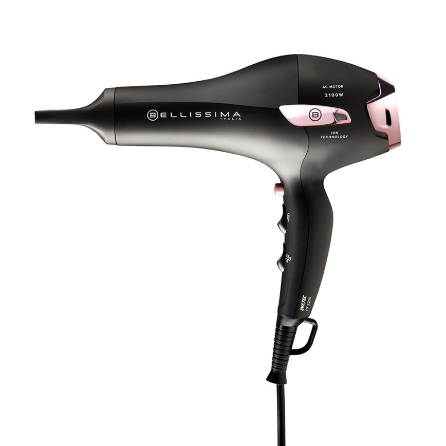 Bellissima 11858 - Secador de pelo 2100W/230V negro/rosa
