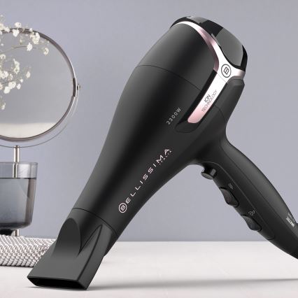 Bellissima 11860 - Secador de pelo 2300W/230V negro/rosa