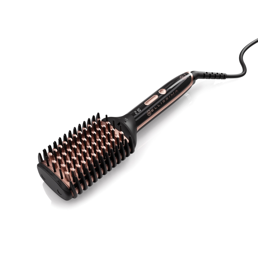 Bellissima 11879 - Cepillo de aire caliente MAGIC SHINY BRUSH 73W/230V oro rosa