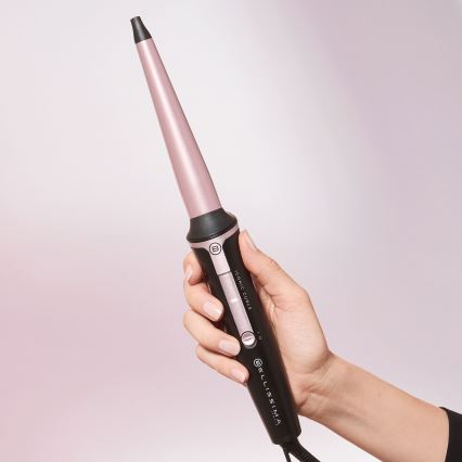Bellissima 11949 - Rizador cónico para el cabello 40W/230V negro/rosa