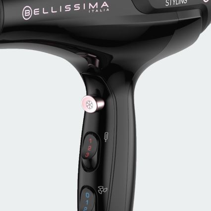Bellissima 11993 - Secador de pelo 2200 W/230 V negro