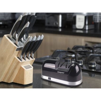Beper - Afilador eléctrico de cuchillos 40W/230V