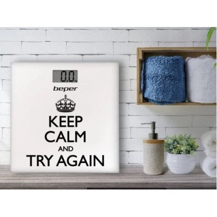 Beper - Báscula personal digital con pantalla LCD 1xCR2032