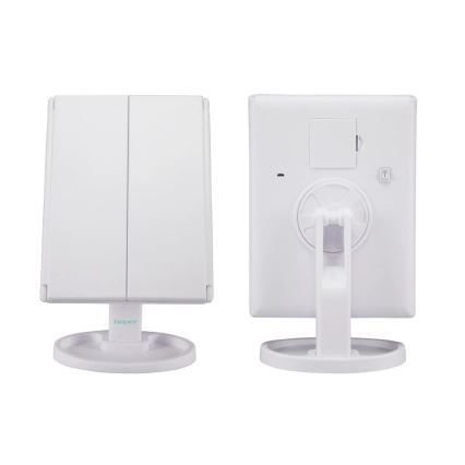 Beper - Espejo de maquillaje con iluminación LED 4xAAA/5V