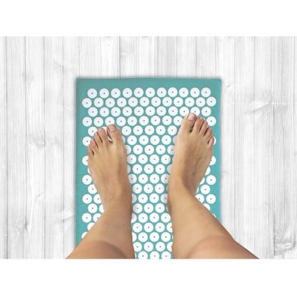 Beper - Esterilla y cojín de acupresión en color menta