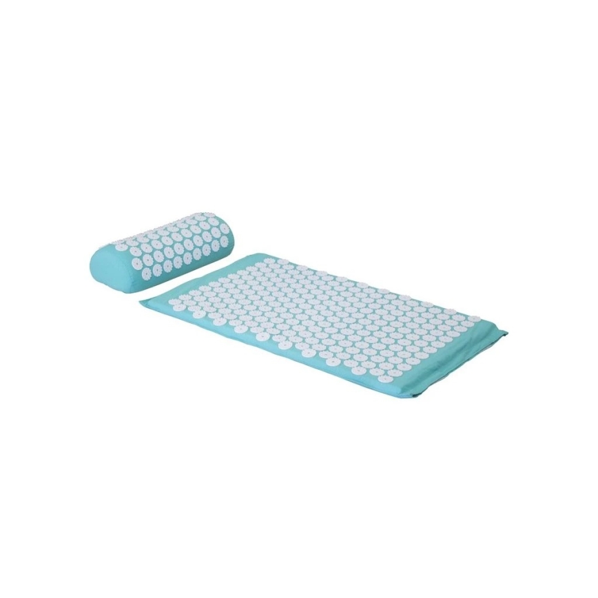 Beper - Esterilla y cojín de acupresión en color menta