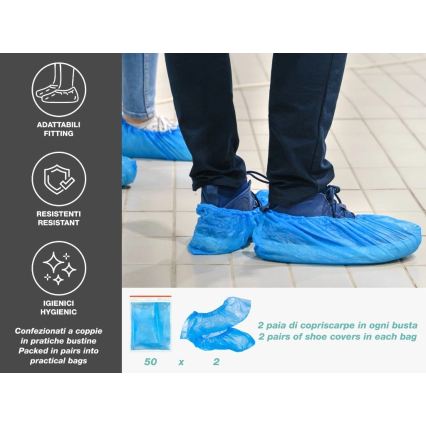 Beper - Fundas para calzado, 100 unidades