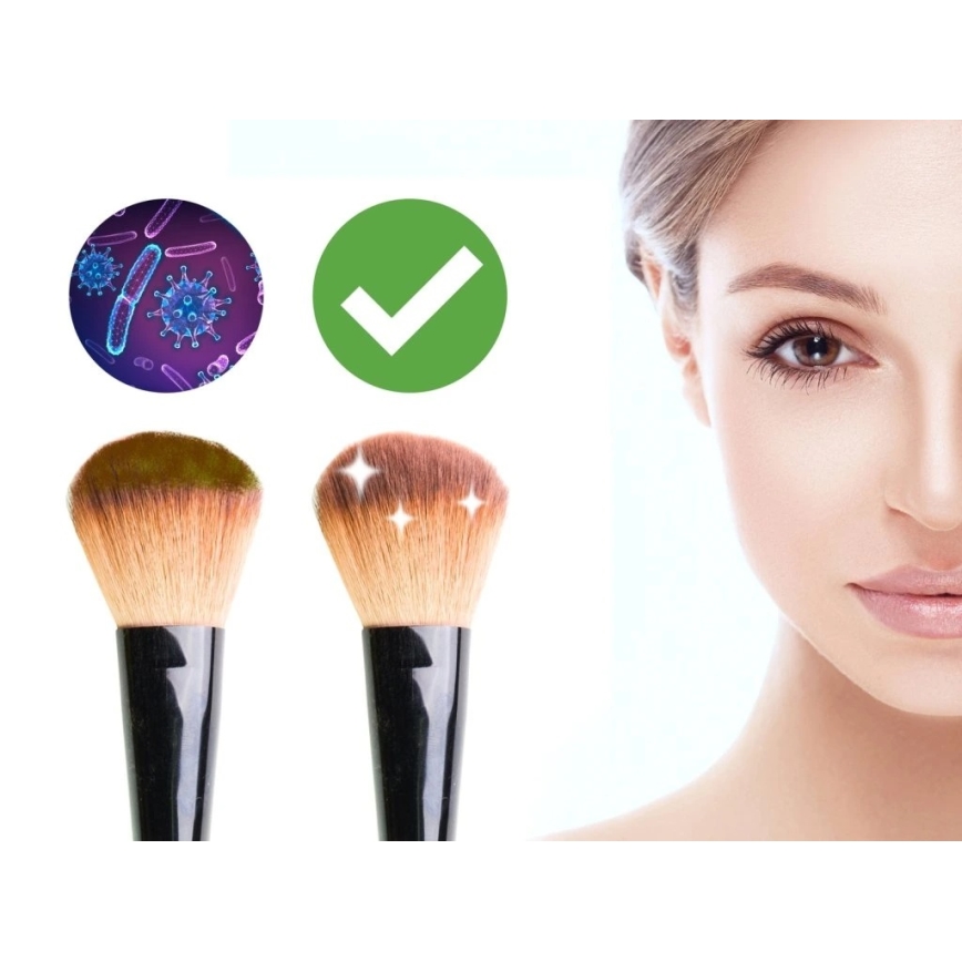 Beper - Limpiador para brochas de maquillaje 2xAAA