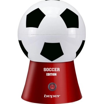 Beper - Máquina para palomitas 1200W/230V diseño fútbol/roja