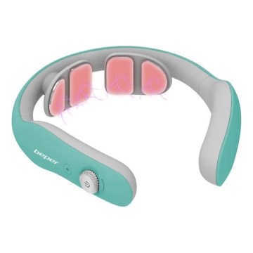 Beper - Masajeador de cuello recargable con EMS 5V/900 mAh verde menta