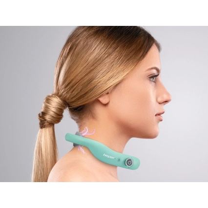 Beper - Masajeador de cuello recargable con EMS 5V/900 mAh verde menta