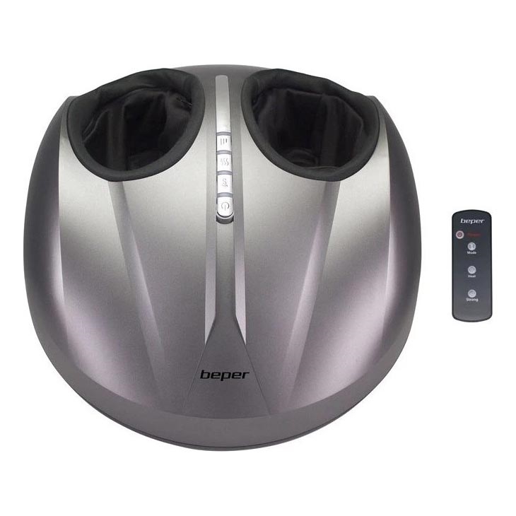 Beper - Masajeador de pies SHIATSU 36W/230V + control remoto