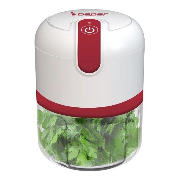 Beper - Picadora recargable 30 W/5 V, 1500 mAh, 250 ml
