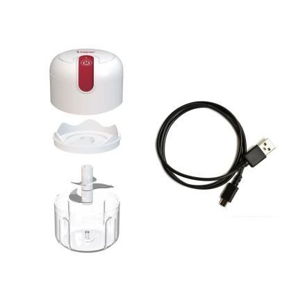 Beper - Picadora recargable 30 W/5 V, 1500 mAh, 250 ml