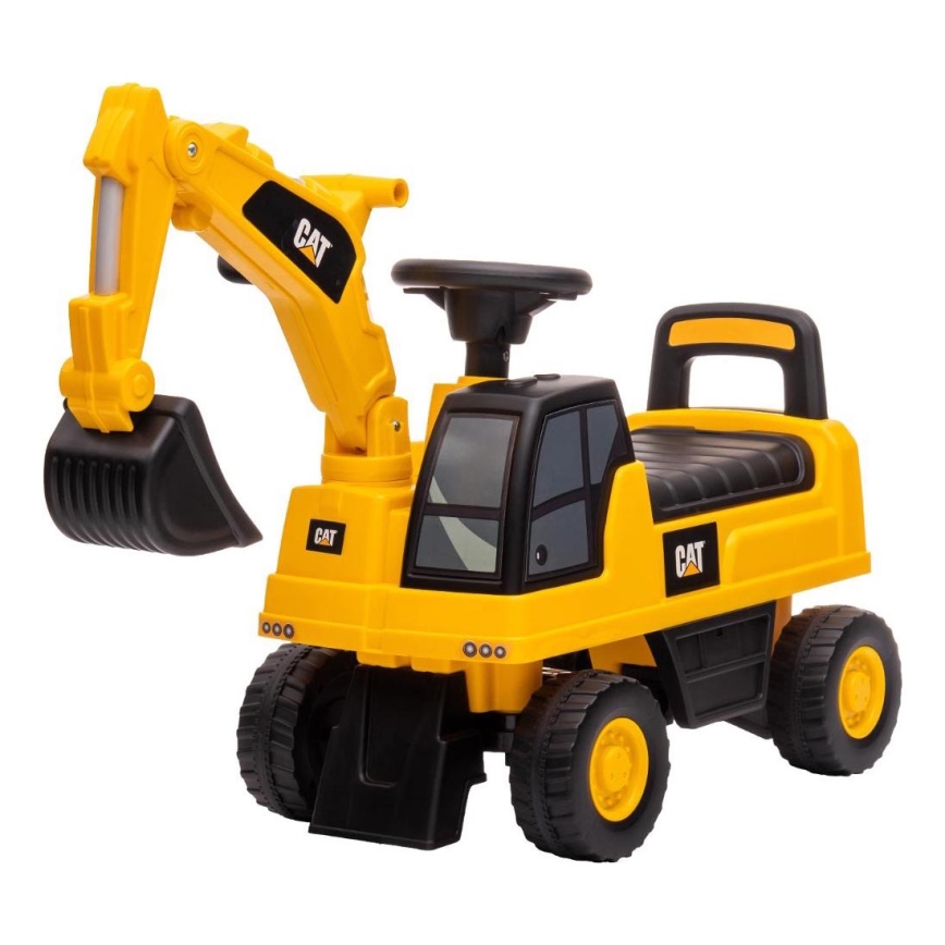 Bicicleta de empuje excavador CAT 2xAA amarillo/negro